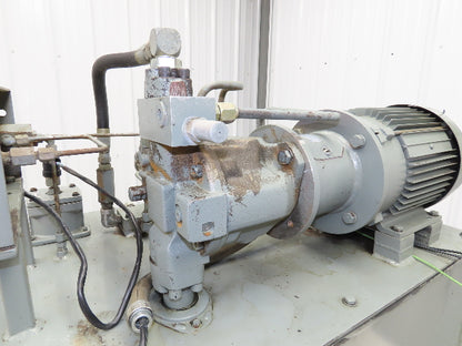 Rexroth AA10VSO28 Piston Pump Hydraulic Power Unit 45 Gal 12gpm 3000psi 5Hp 3PH