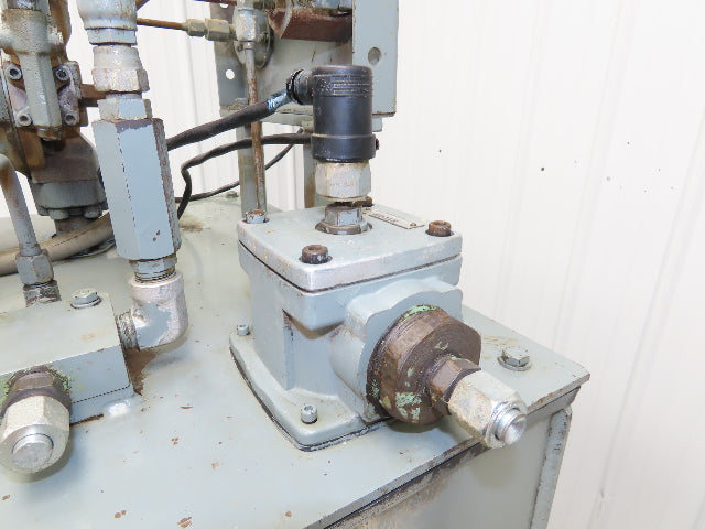 Rexroth AA10VSO28 Piston Pump Hydraulic Power Unit 45 Gal 12gpm 3000psi 5Hp 3PH