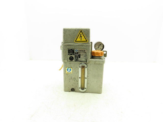 Showa LCB-511C Lubricator Pump 0.1 L/min  1.2 Mpa 100VAC 2L Tank