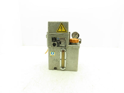 Showa LCB-511C Lubricator Pump 0.1 L/min  1.2 Mpa 100VAC 2L Tank