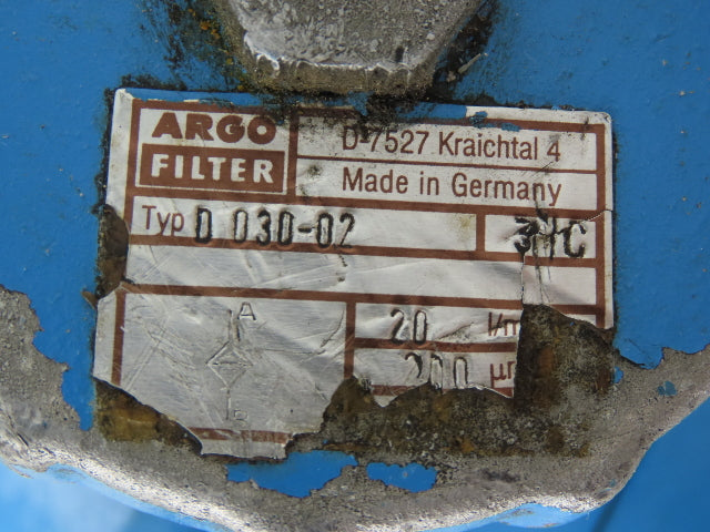 Scherzinger 7300B/EX/SA5 9-87 Gear Pump W/Argo Filter 56C-Face 5/8" Shaft