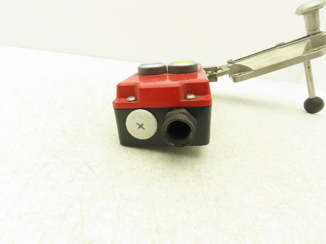 Fortress Interlock TA4T6LL411L0BY00NMPB1 Safety Switch w/Pushbuttons & Slide Bar