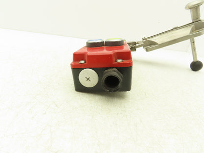 Fortress Interlock TA4T6LL411L0BY00NMPB1 Safety Switch w/Pushbuttons & Slide Bar