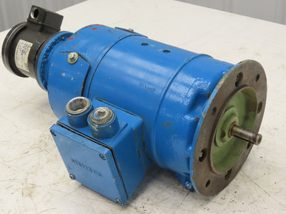 Hubner POG 9D 250 Incremental Encoder W/Siemens DC Motor 56 C-Face 5/8" Shaft