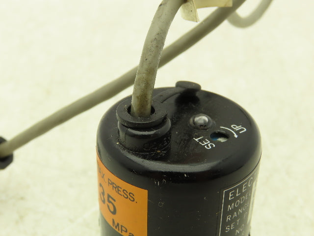 Tokyo Keiki ESPP-H3-H-10 Pressure Switch 5075psi 35MPa 24VDC 3-Pin Plug