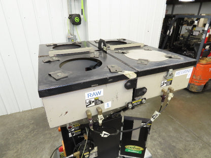 Conair TB-45 Trueblend Gravimetric Blender Plastic Color Mixer 4 Bin 120V Motor