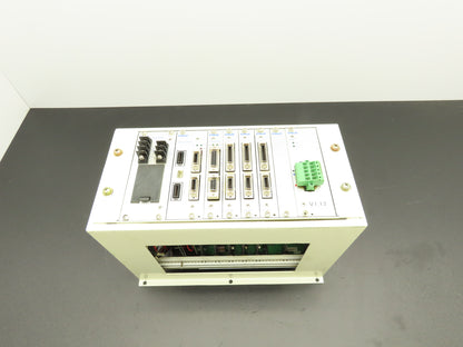 Fuji Electric FCS4 PWR 2SRV CPU 2416N 2416P DNET PLC Assembly Rack 8 Card Slots