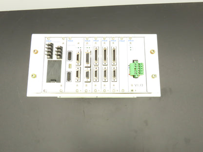 Fuji Electric FCS4 PWR 2SRV CPU 2416N 2416P DNET PLC Assembly Rack 8 Card Slots