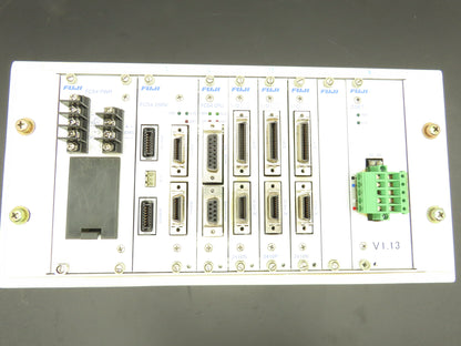 Fuji Electric FCS4 PWR 2SRV CPU 2416N 2416P DNET PLC Assembly Rack 8 Card Slots