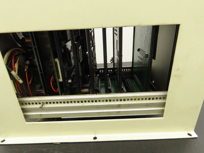 Fuji Electric FCS4 PWR 2SRV CPU 2416N 2416P DNET PLC Assembly Rack 8 Card Slots