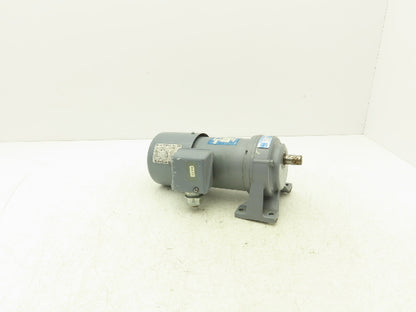 Fuji Modux MGIA-15-OIOTB Gear Motor 15:1 Ratio 0.1kw 200-220V 3PH 112rpm w/Brake