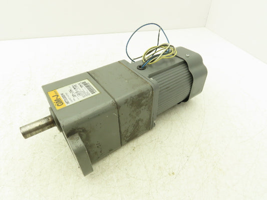 Mitsubishi GM-JSW Gear Motor 1200:1 Ratio 60W 100V 1PH 1.5rpm Output