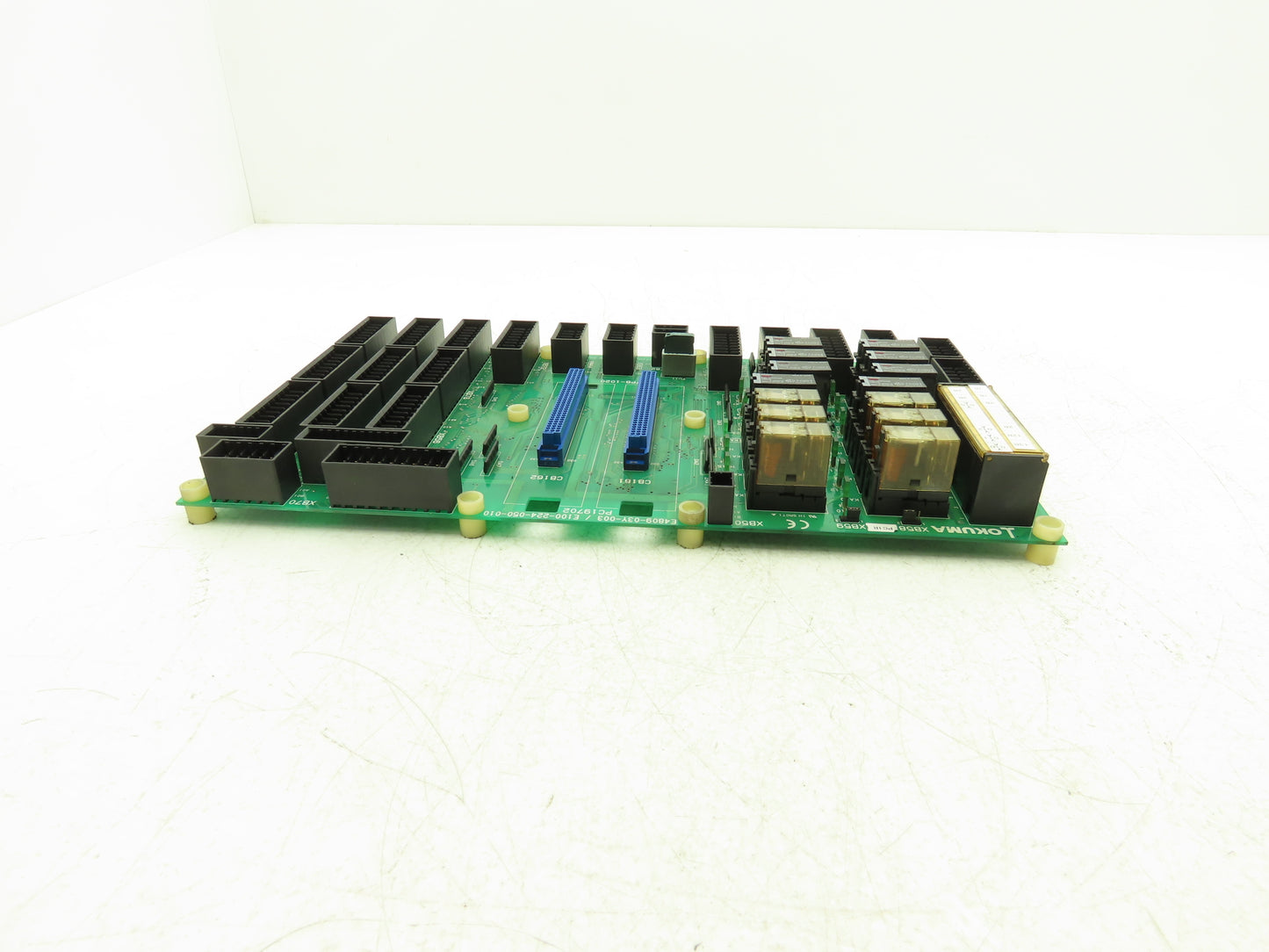 Okuma PC19702 7PB-1020 I/O Controller Relay Junction Printed Circuit Board PCB