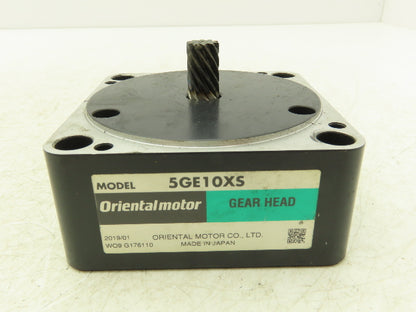 Oriental Motor 5GE10XS Gear Head Reducer 10:1 Ratio Pinion Shaft