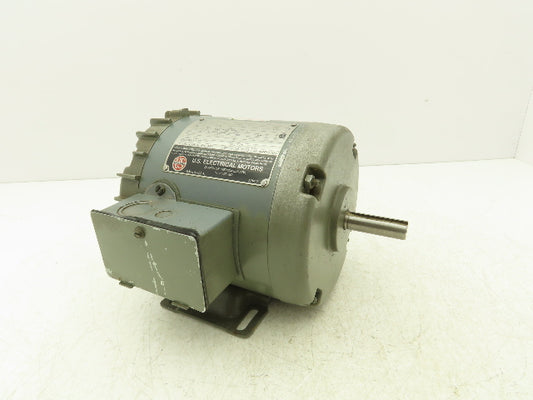 US Motors Type PN AC Motor 1/4Hp 1725 RPM 230/460V 3PH D56 Frame TENV 5/8"Shaft