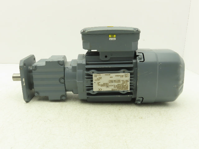 Sew Eurodrive RF07 DRS71M4BE1/TH Brake Gearmotor 14:1-96rpm .5kw 220/420V 3PH