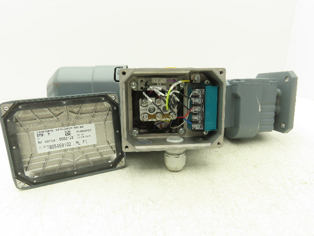 Sew Eurodrive RF07 DRS71M4BE1/TH Brake Gearmotor 14:1-96rpm .5kw 220/420V 3PH