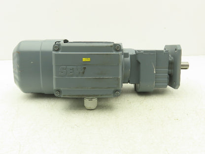 Sew Eurodrive RF07 DRS71M4BE1/TH Brake Gearmotor 14:1-96rpm .5kw 220/420V 3PH