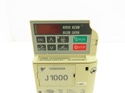 Yaskawa Compact Variable Frequency Drive 240V 3Ph In 0-240V 0-400Hz 0.4kW Out
