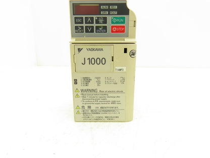 Yaskawa Compact Variable Frequency Drive 240V 3Ph In 0-240V 0-400Hz 0.4kW Out