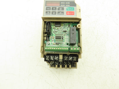 Yaskawa Compact Variable Frequency Drive 240V 3Ph In 0-240V 0-400Hz 0.4kW Out
