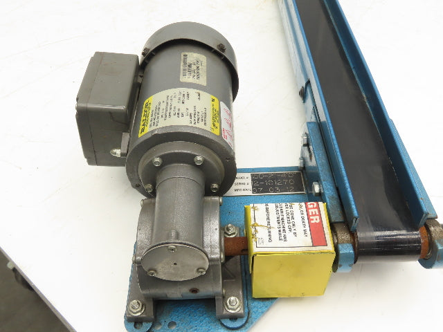 New London Engineering 150-2"x 4' Low Profile Belt Conveyor 135fpm 230/460V 3PH