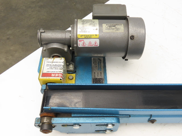 New London Engineering 150-2"x 4' Low Profile Belt Conveyor 135fpm 230/460V 3PH