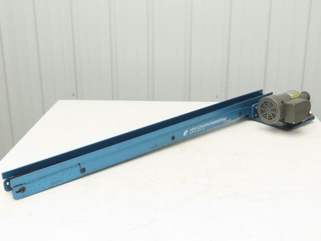 New London Engineering 150-2"x 4' Low Profile Belt Conveyor 135fpm 230/460V 3PH
