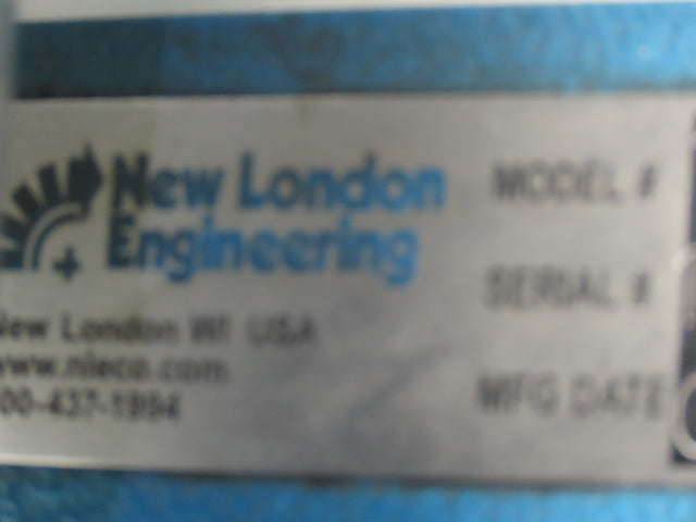 New London Engineering 150-2"x 4' Low Profile Belt Conveyor 135fpm 230/460V 3PH