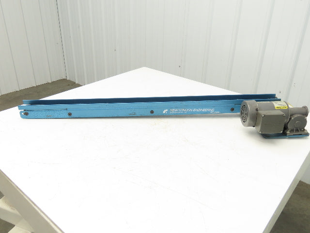 New London Engineering 150-2"x 4' Low Profile Belt Conveyor 135fpm 230/460V 3PH