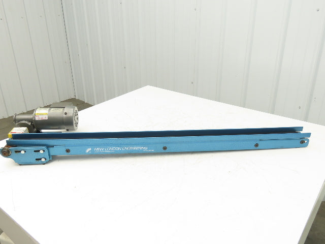 New London Engineering 150-2"x 4' Low Profile Belt Conveyor 135fpm 230/460V 3PH