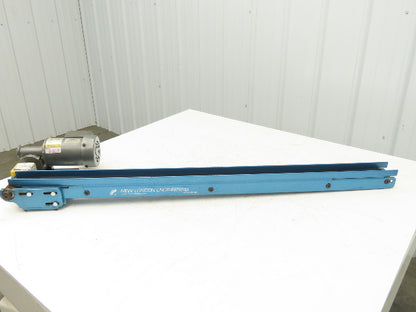 New London Engineering 150-2"x 4' Low Profile Belt Conveyor 135fpm 230/460V 3PH