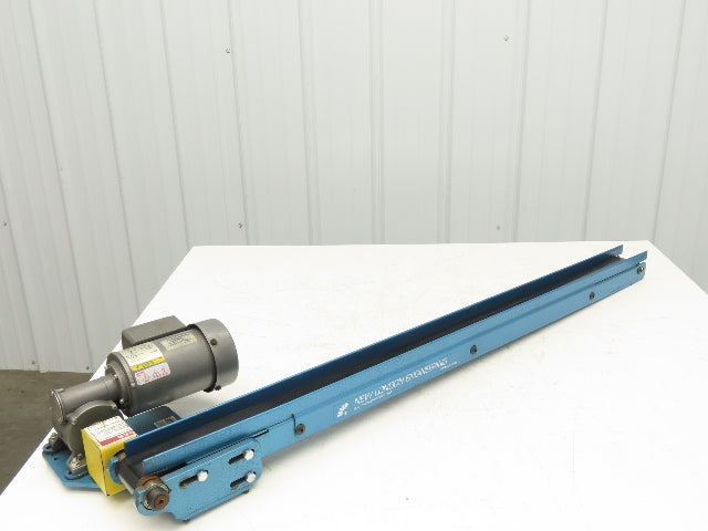 New London Engineering 150-2"x 4' Low Profile Belt Conveyor 135fpm 230/460V 3PH