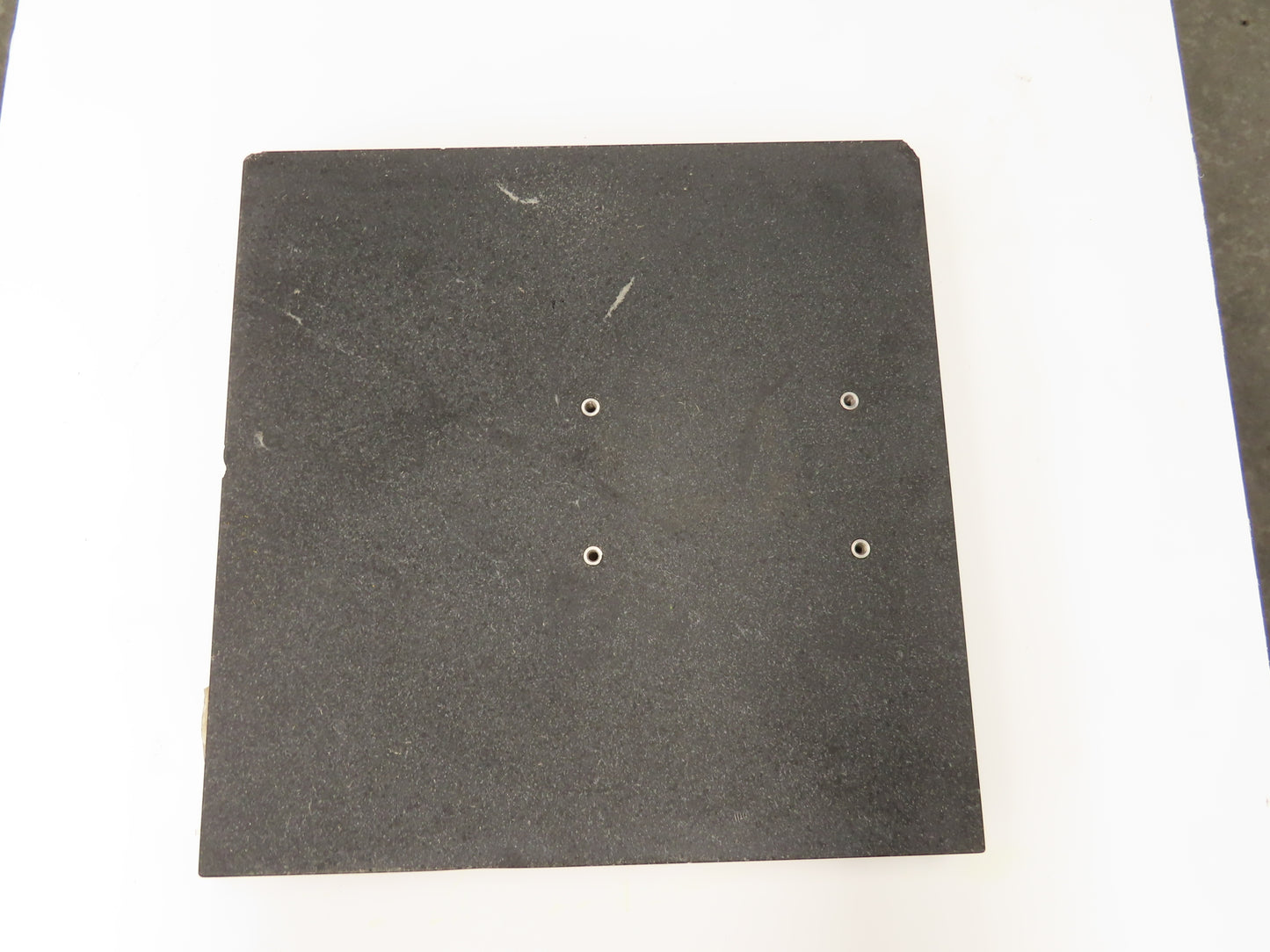 Standridge Granite Surface Inspection Plate 24 x 24 x 3" Mounting Studs