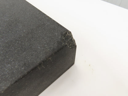 Standridge Granite Surface Inspection Plate 24 x 24 x 3" Mounting Studs