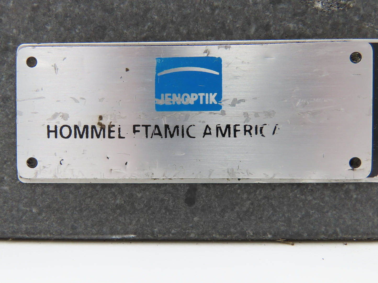 Standridge Granite Surface Inspection Plate 24 x 24 x 3" Mounting Studs