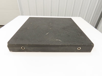 Standridge Granite Surface Inspection Plate 24 x 24 x 3" Mounting Studs