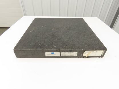 Standridge Granite Surface Inspection Plate 24 x 24 x 3" Mounting Studs