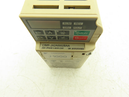 Yaskawa Compact Variable Frequency Drive 240V 3Ph In 0-240V 0-400Hz 0.4kW Out