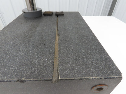 Mitutoyo Precision Granite Inspection Plate 18 x 24" Base 300mm Stand Mount
