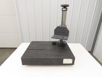 Mitutoyo Precision Granite Inspection Plate 18 x 24" Base 300mm Stand Mount