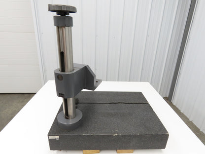 Mitutoyo Precision Granite Inspection Plate 18 x 24" Base 300mm Stand Mount
