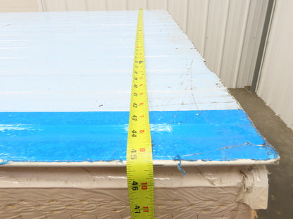 Structural Insulated Cooler Panels 4" Foam 46x108" Cold Storage Metal Interlock