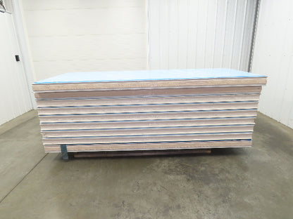 Structural Insulated Cooler Panels 4" Foam 46x108" Cold Storage Metal Interlock