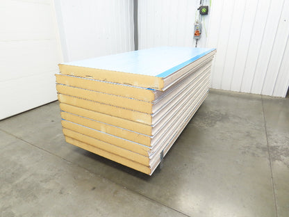 Structural Insulated Cooler Panels 4" Foam 46x108" Cold Storage Metal Interlock