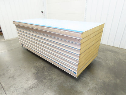 Structural Insulated Cooler Panels 4" Foam 46x108" Cold Storage Metal Interlock