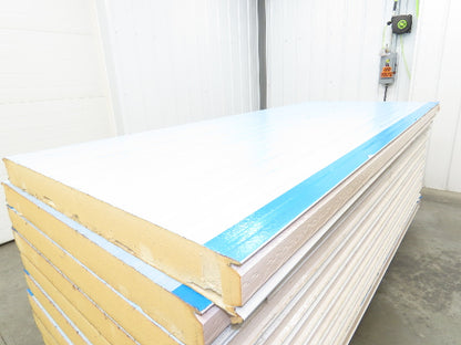 Structural Insulated Cooler Panels 4" Foam 46x108" Cold Storage Metal Interlock