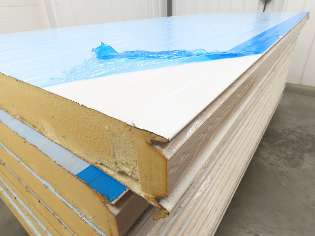 Structural Insulated Cooler Panels 4" Foam 46x108" Cold Storage Metal Interlock