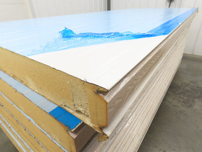 Structural Insulated Cooler Panels 4" Foam 46x108" Cold Storage Metal Interlock