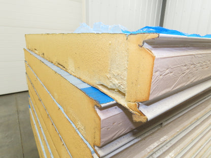 Structural Insulated Cooler Panels 4" Foam 46x108" Cold Storage Metal Interlock